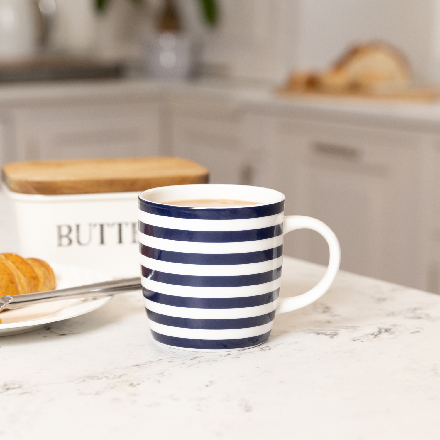 Image of Set of 4 KitchenCraft China Nautical&hellip;