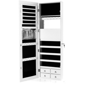 Lockable Jewellery Storage Organiser Jewellery Cabinet