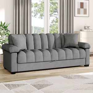 Storage Sofa with Convertible Design