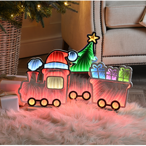 Infinity Christmas Train with LEDs