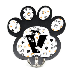 Dog Lead and Harness Hanger Letter V