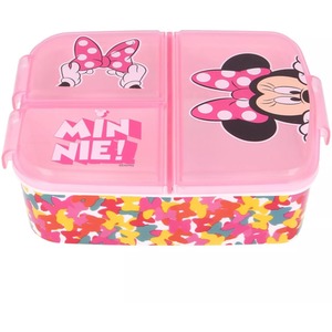 Minnie Mouse 2 / Minnie Mouse 2 Official Licenced Minnie Mouse-2 3-Compartment School Lunch Box shot 7558864