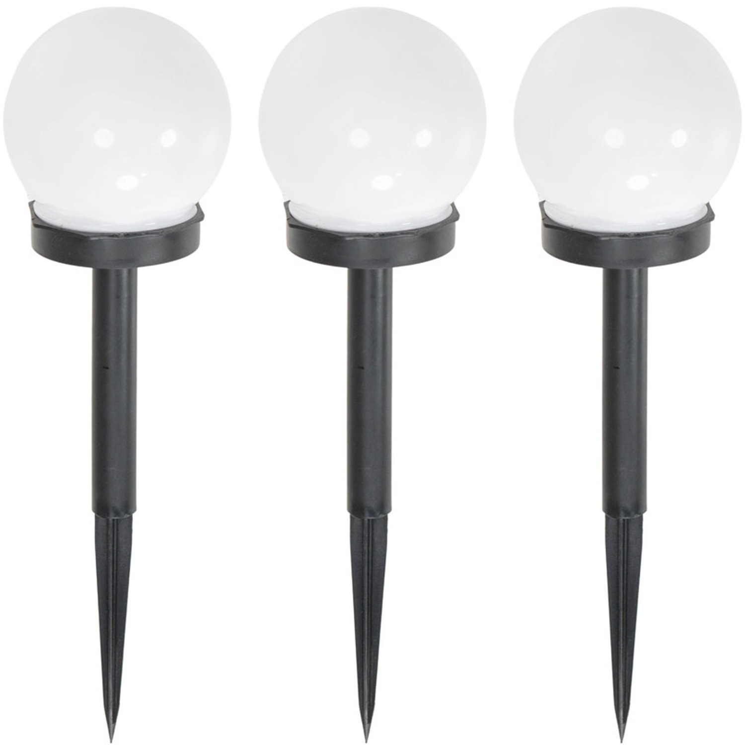 Image of 3 Pack Solar Powered Outdoor Frosted&hellip;