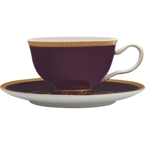 Maxwell  Williams Footed Cup and Saucer Teas  C's Kasbah Violet 200ml