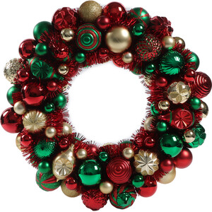 Sleigh Bells Ring Classic Bauble Wreath