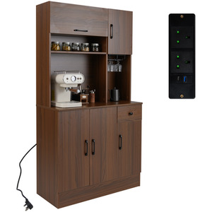 Kitchen Storage Cabinet Tall Pantry Cabinet