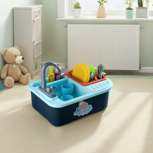 Kidkid Kids Role Play Electric Kitchen Sink Toy Set