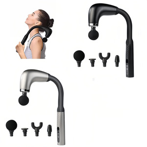 Massage Gun With Extended Handle Vibration Massager