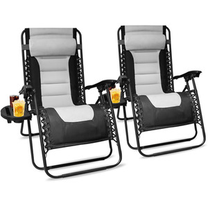 Extra Wide Zero Gravity Padded Cushion Chairs