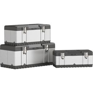 HOMCOM 3 PC Heavy Duty Toolbox Set
