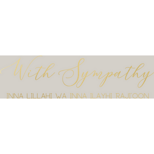 Luxury Foiled Greeting Card  Sympathy