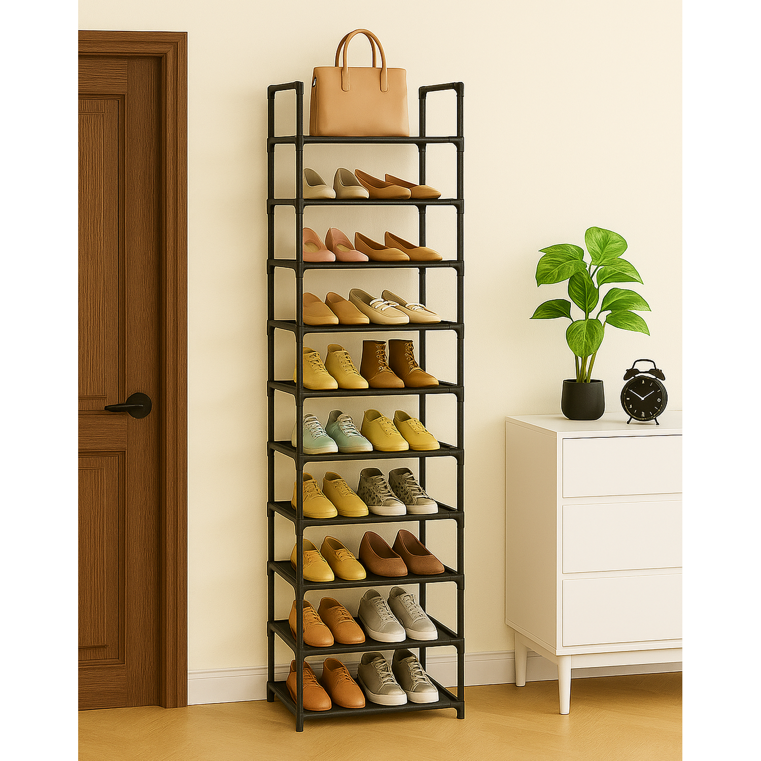 Stackable 10 Tier Shoe Rack