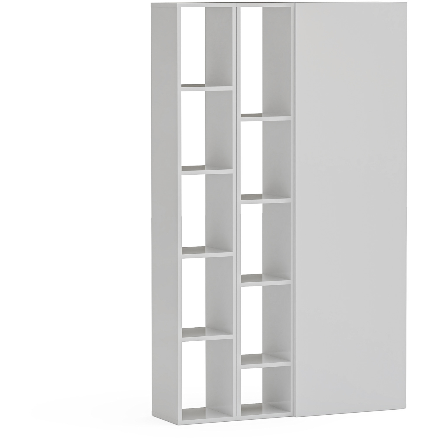 Bern Wall Mounted Cabinet And Shelves - High Gloss White