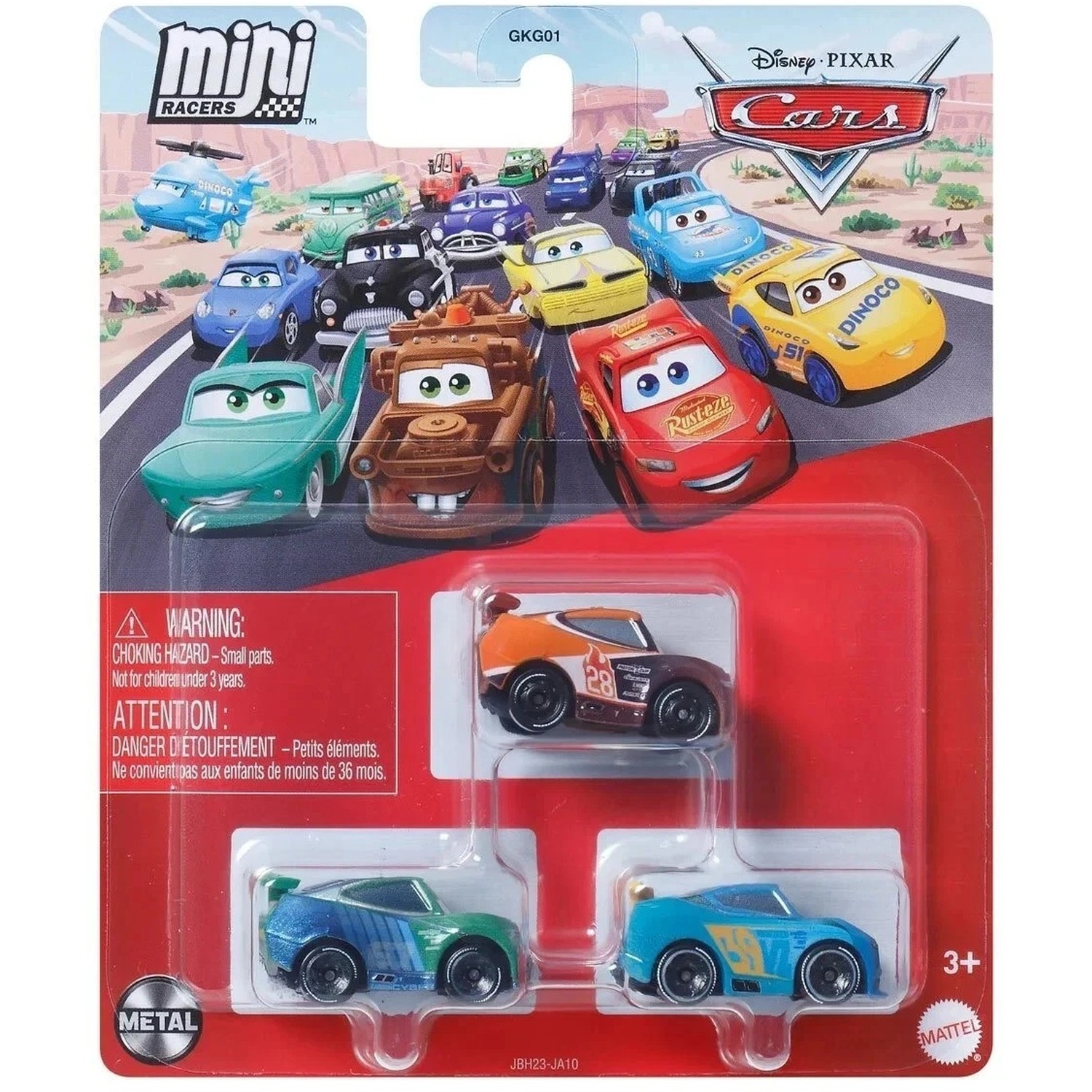 Pixar Pack of 3 Cars Mini Racers