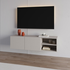 Sandstone Decortie Modern Floating TV Stand for 50 Inch TVs shot 11119570
