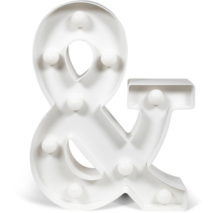 St Helens Battery Operated 3D LED Ampersand Light
