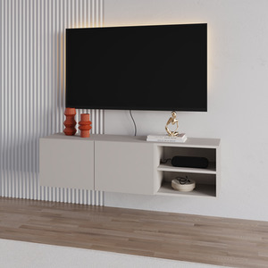 Sandstone Decortie Modern Floating TV Stand for 50 Inch TVs shot 11290469
