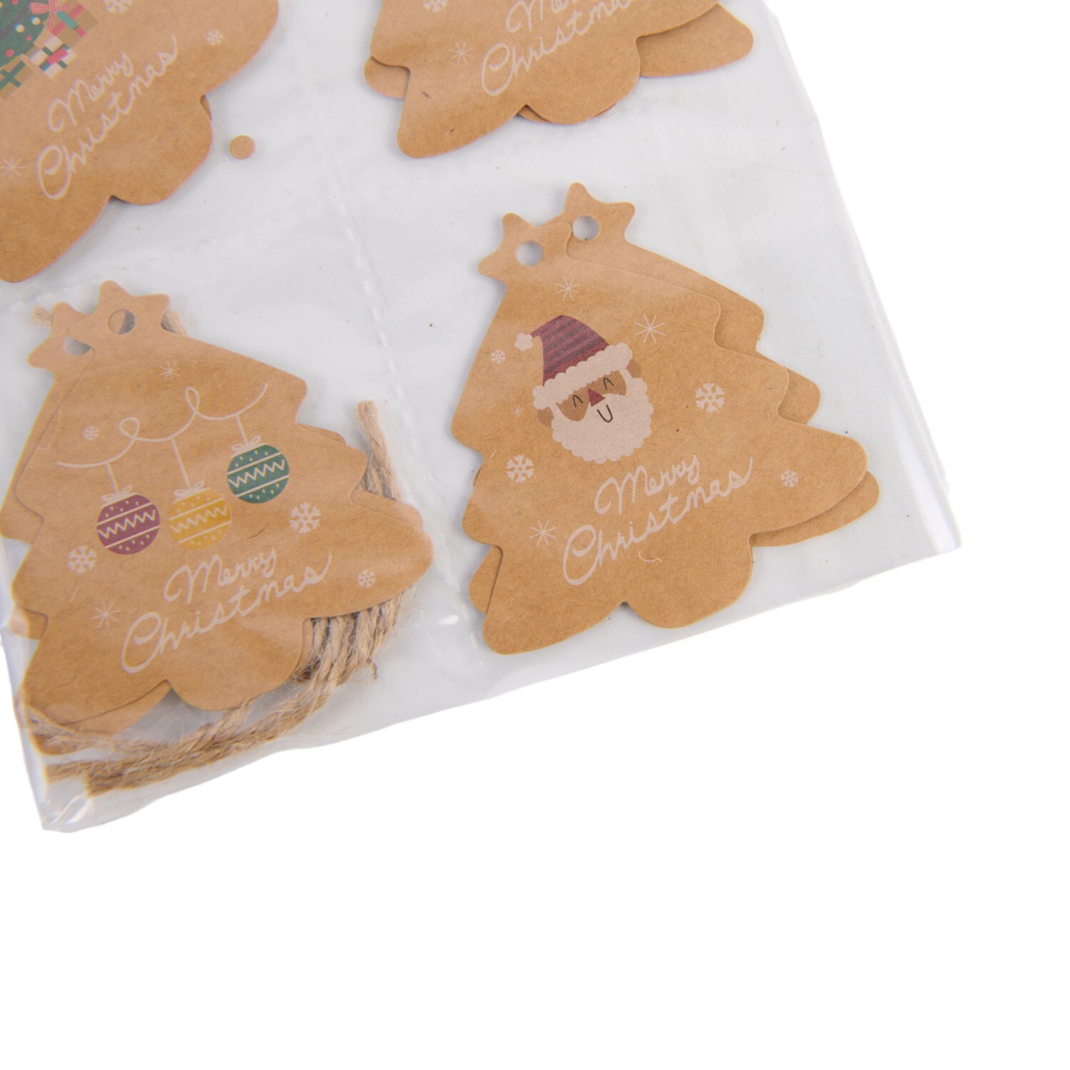 Pack of 8 Tree Shaped Tags