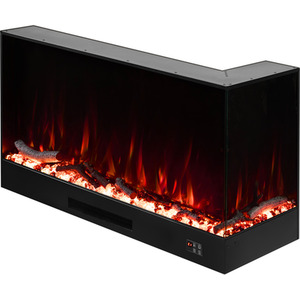 Lifeideas Metal L-Frame Recessed Electric Fireplace