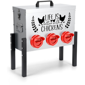 Nicoman Metal 6 Port Chicken Feeder