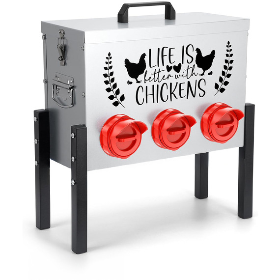 Nicoman Metal 6 Port Chicken Feeder