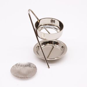 Plated Brass Resin Incense Warmer Fixed