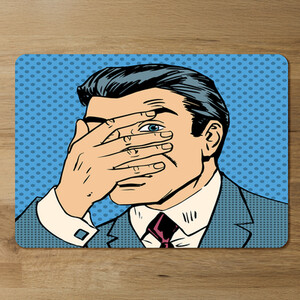 retro style Halftone Designer Placemat Set