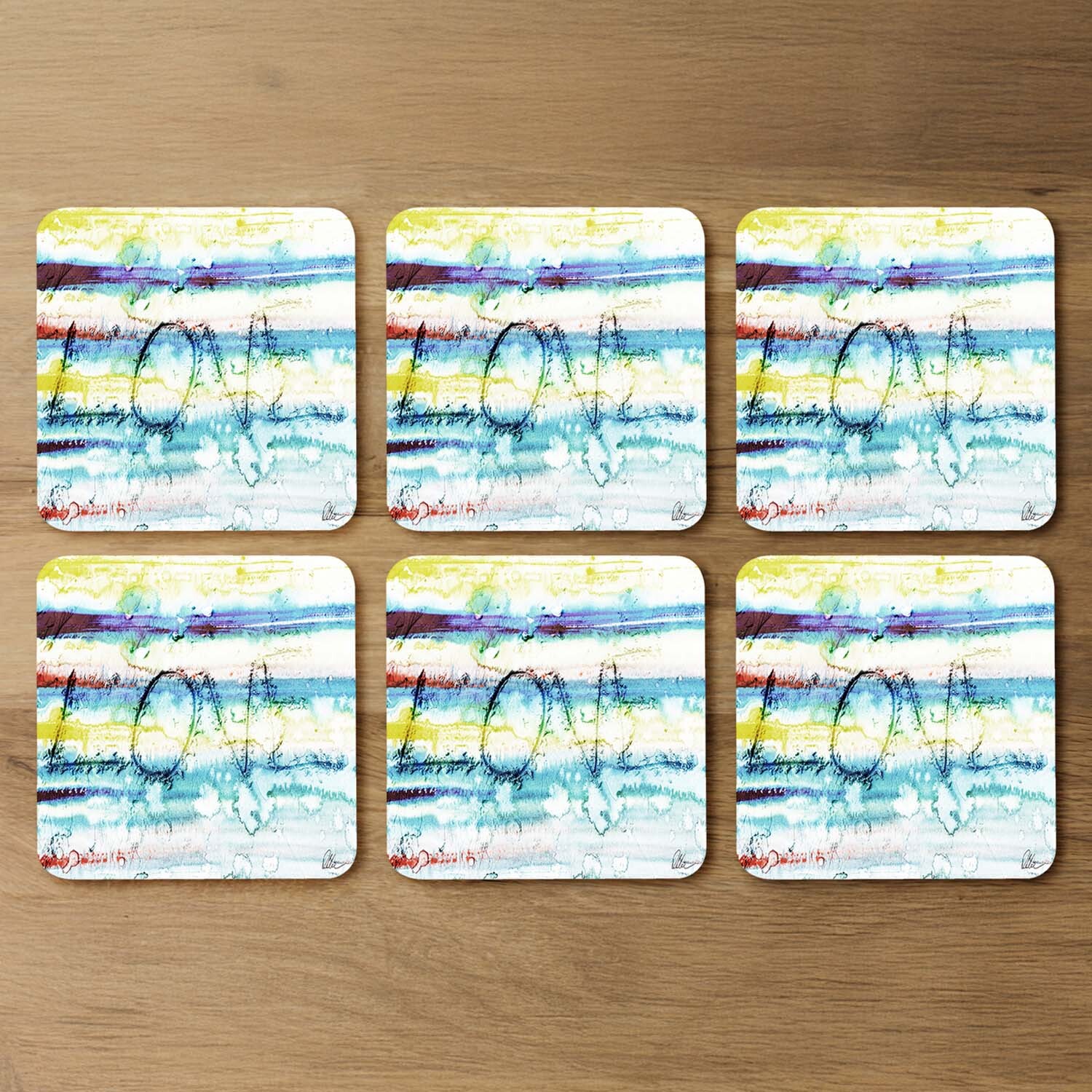 Image of Sand Love Coaster - Blue