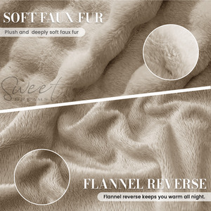 Luxury Thermal Supersoft Faux Fur Duvet set