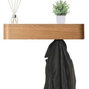 Wall-Mounted Coat Rack with 5 Hidden Hooks