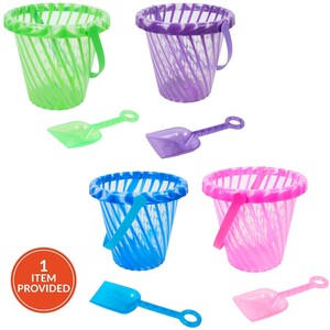 Transparent Marble Bucket and Spade