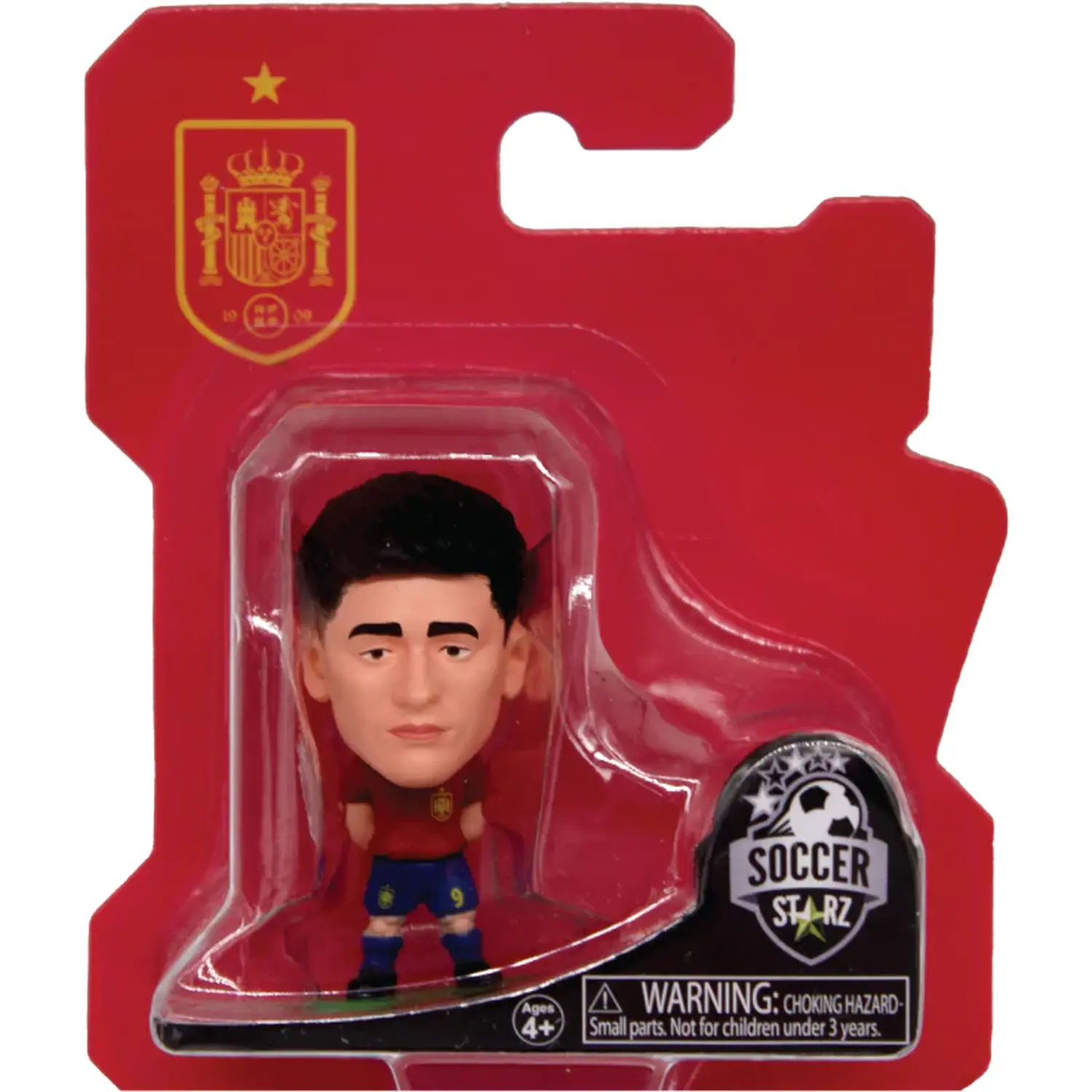 SoccerStarz Spain Gavi - Home Kit 5cm Figure - Red