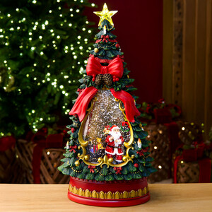 Traditional Tree Glitter Spinner