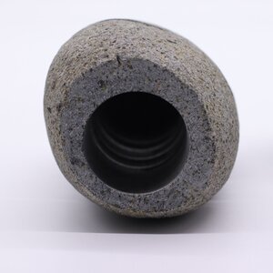 Natural Riverstone Candle Holder Handcrafted Indonesian Stone Decor