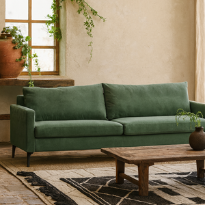 Wyld Haus Buenafuente 3-Seater Sofa, Green Velvet