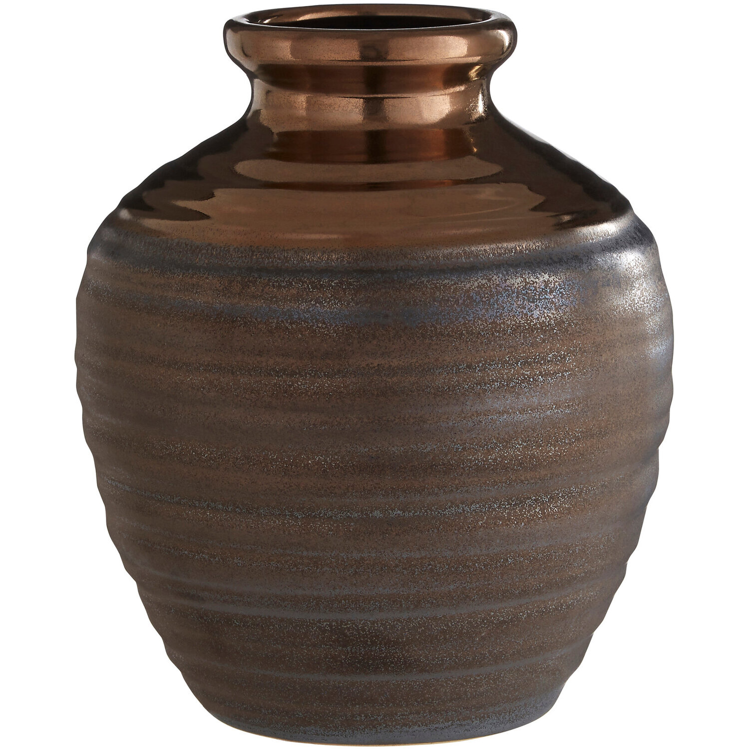 Optik Round Vase - Glaze 10%,Clay 90%