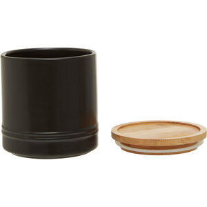 Fenwick Medium Black Stoneware Canister