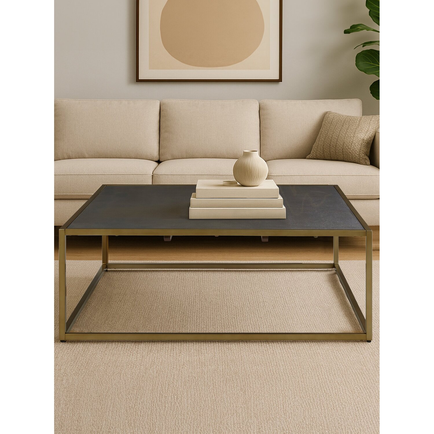 Fifty Five South Kempton Coffee Table - Gold