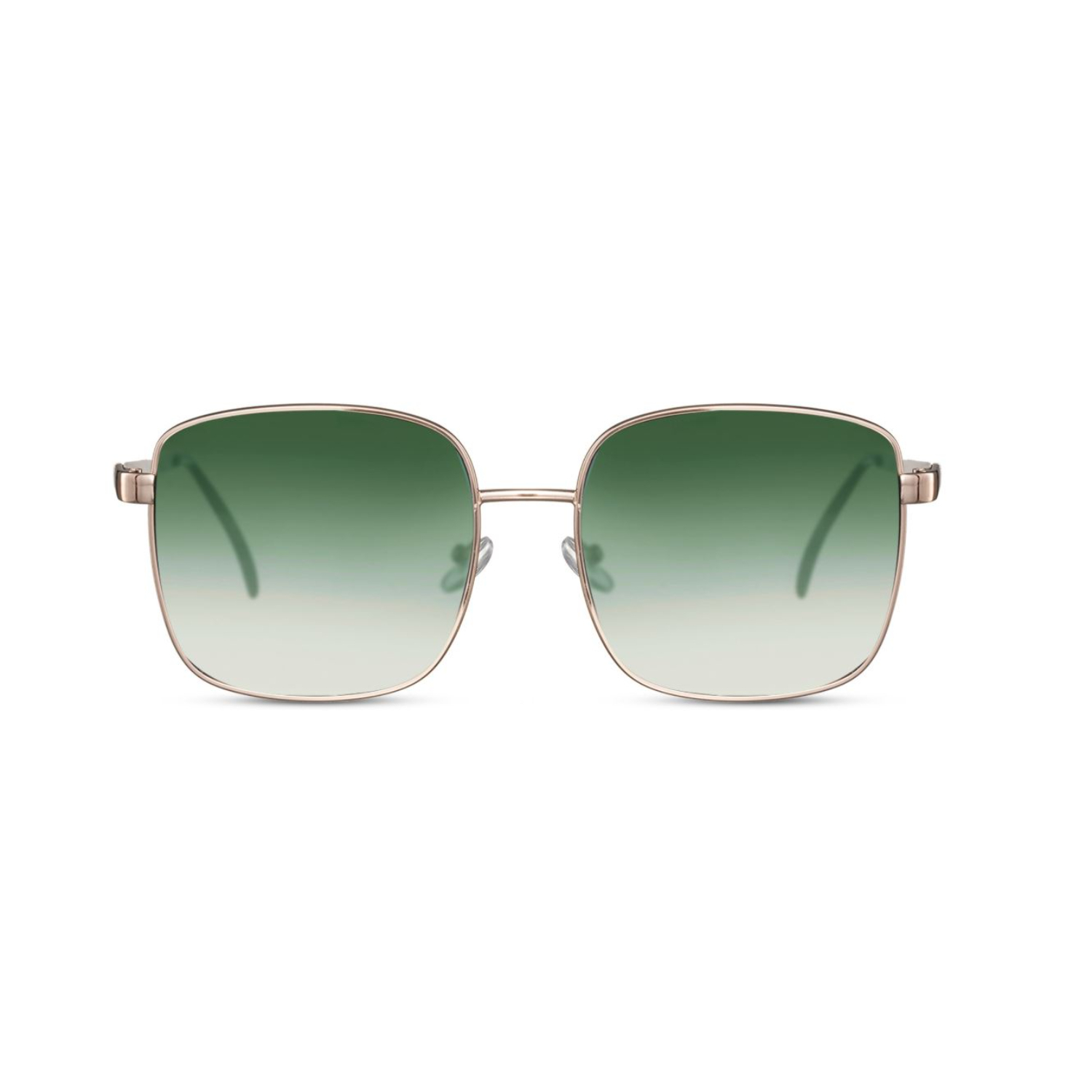 Sunglass Station Coastal Square Unisex Sunglasses - Gold