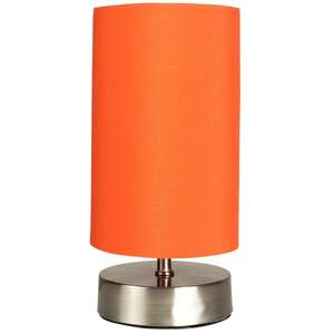 Francis Pair of Brushed Chrome Touch Table Lamps