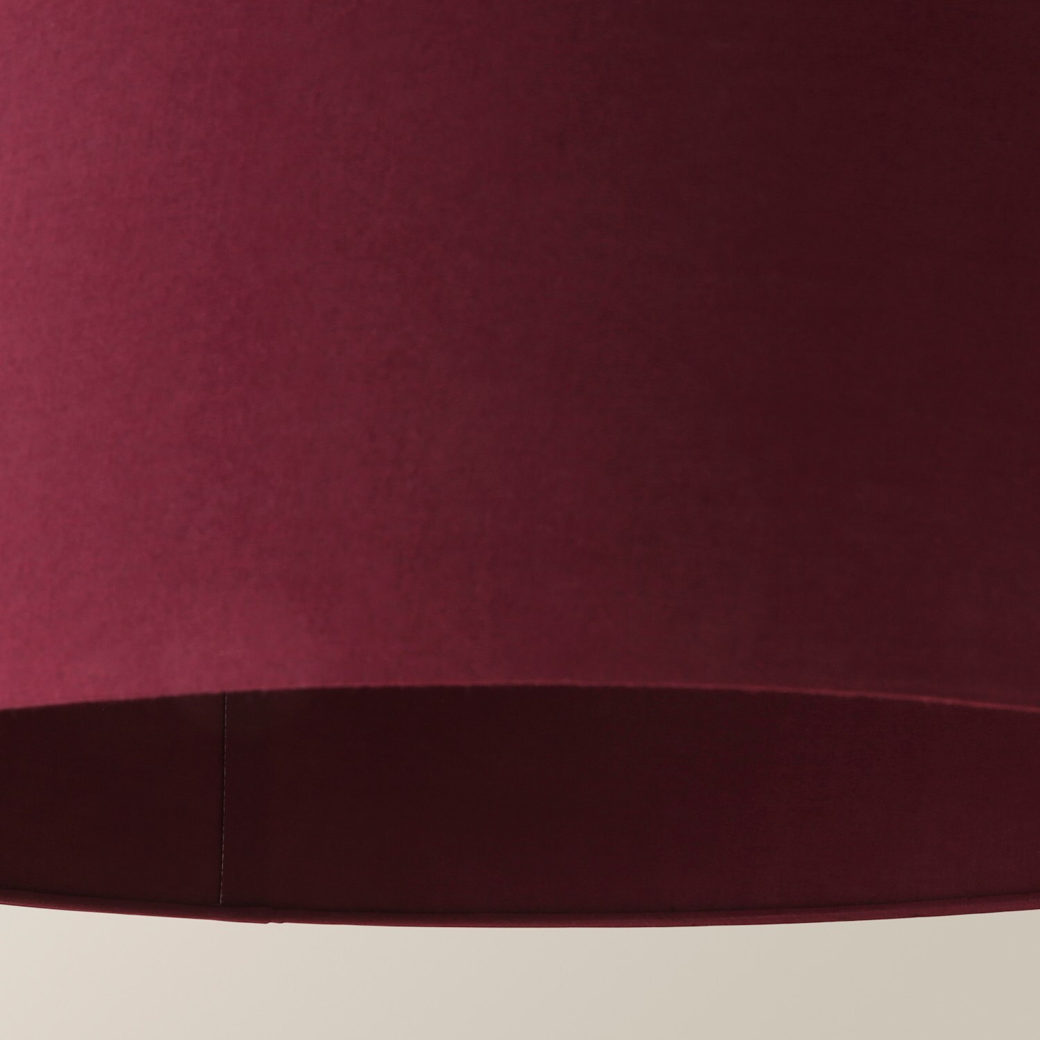 B&Q - Reni Plum Fabric Drum Ceiling Lamp Shade And Bulb (D)45Cm - Image 2