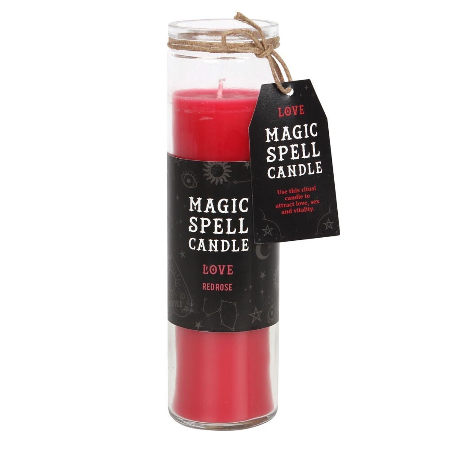 Something Different Magic Spell Red Rose Love Candle - Red