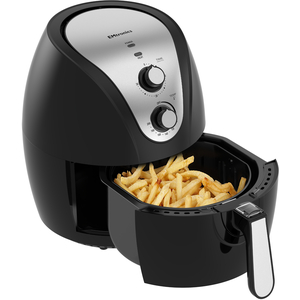 EMtronics 8 Litre Double Basket Air Fryer - Stainless Steel
