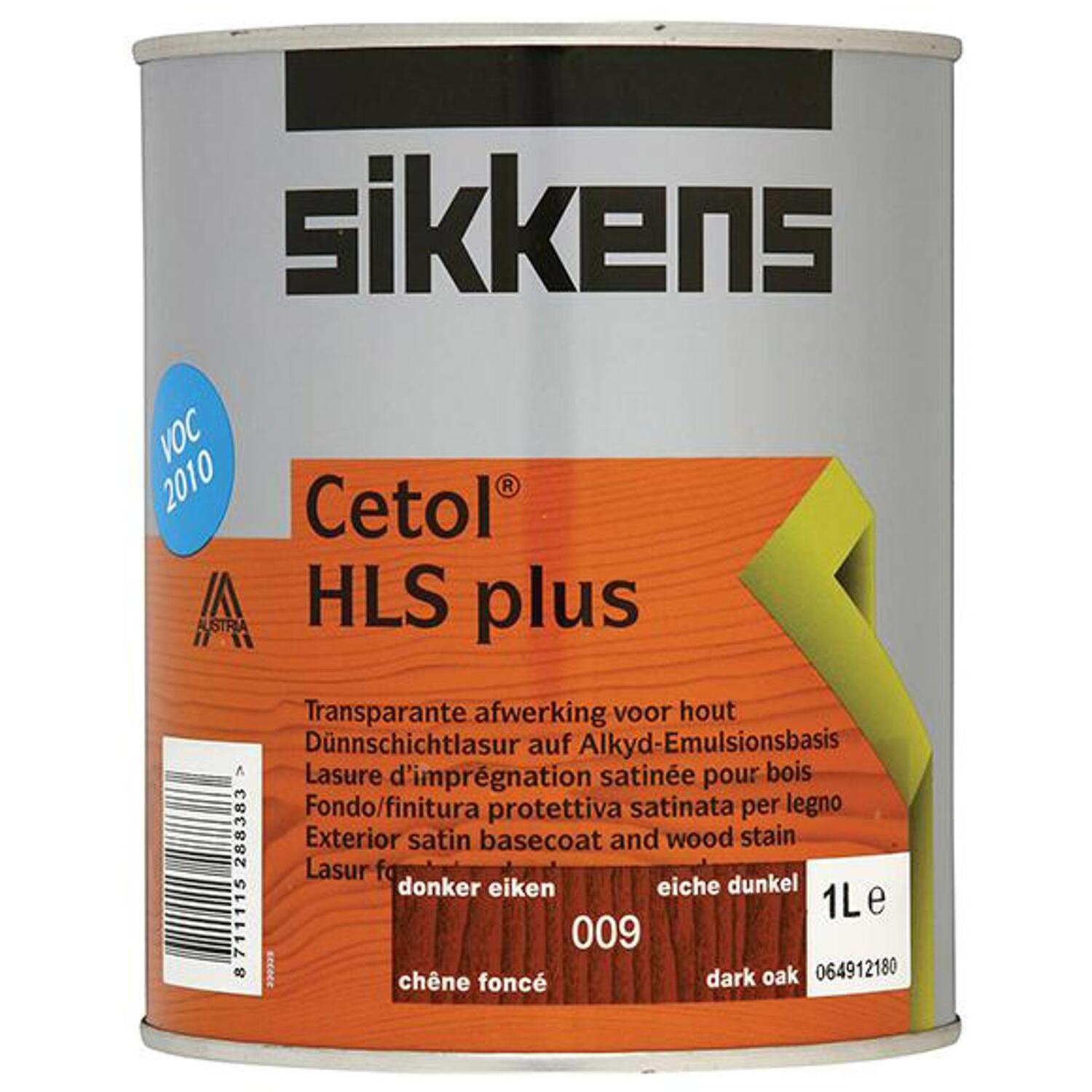 Sikkens Cetol HLS Plus Translucent Woodstain Dark Oak 1 litre SIKCHLSPDO1L - Image 11