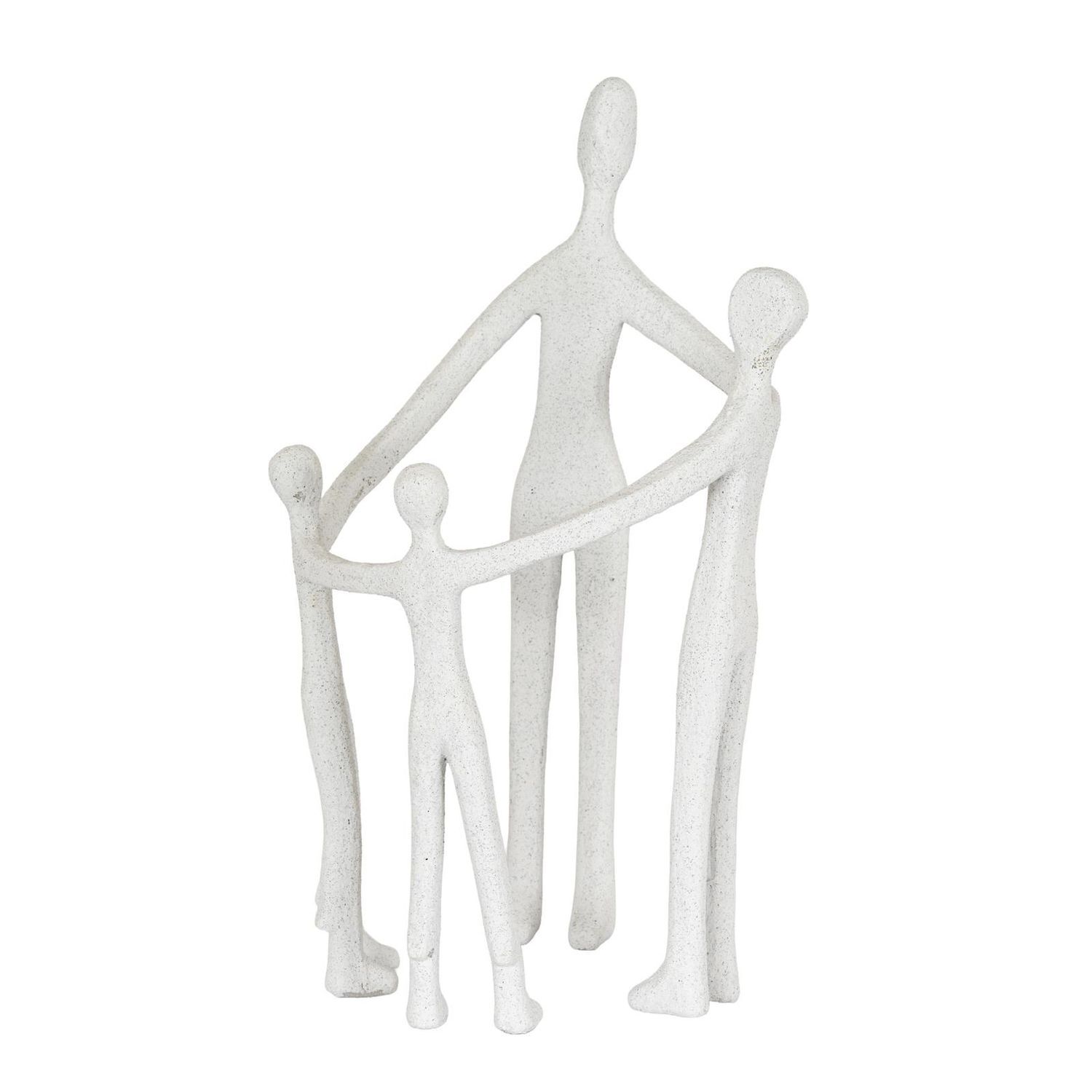 Hill Interiors Kin Ceramic Family Ornament - White