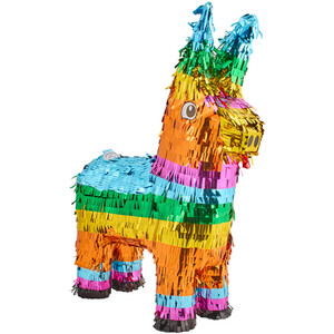 Foiled Rainbow Donkey Pinata