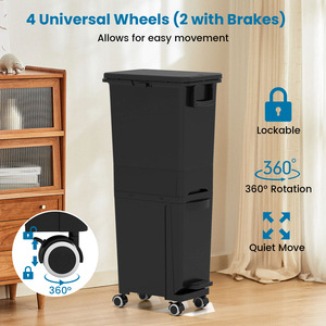 Multifunctional Kitchen Garbage Bin