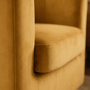 Mustard Bedford Small Padded Curved Back Tub Chair shot 16028249