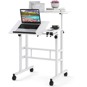 Flip Top Mobile Standing Desk