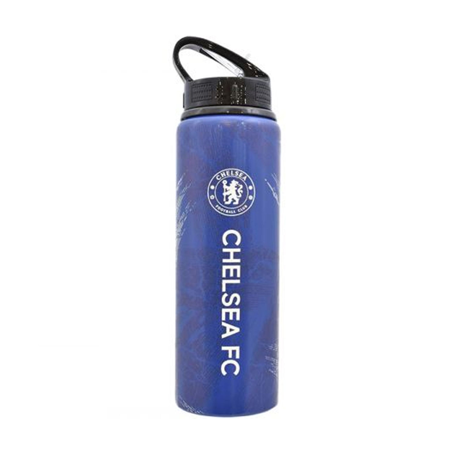 Chelsea Fc The Pride Of London Print Aluminium 750Ml Water Bottle - Blue/White/Black Print